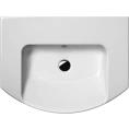Раковина GSI Modo 65x50 см с переливом, 1 отв., белая - миниатюра фото 1
