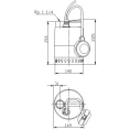 Дренажный насос Grundfos Unilift KP 150-A1 - миниатюра фото 4