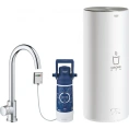 Кухонный смеситель Grohe Red II Mono 30080001 с проточным водонагревателем - миниатюра фото 1
