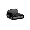 Gessi Goccia Поворотный держатель для душа, черный (33760#299) - миниатюра фото 1