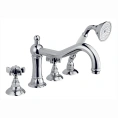 Смеситель для ванны Nicolazzi Dames Anglaises с ручным душем, 4-отверстный, хром (1449CR18) - миниатюра фото 1