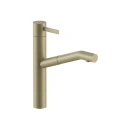 Смеситель для раковины Fantini AF/21 с золотым покрытием Matt British Gold (27 P6 A753F) - миниатюра фото 1
