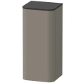 Пенал подвесной Duravit Happy D.2 Plus с 2 стеклянными полками, цвет Stone Grey Satin Matt (HP1260R9292) - миниатюра фото 1