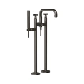 Напольный смеситель Gessi Incoso для ванны с ручным душем (внешние части), хром (58129#031) - миниатюра фото 1