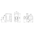Печь Термофор Тунгуска 2011 Carbon ДА терракота - миниатюра фото 2