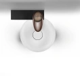 Дизайнерская ручка Gessi Equilibrio для смесителя раковины в цвете палисандр (52002#695) - миниатюра фото 1