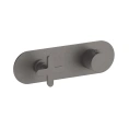 Термостатический смеситель Fantini Icona Classic для душа на два источника (Matt Gun Metal PVD) (53 P5 R772B) - миниатюра фото 1