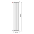 Радиатор стальной трубчатый Purmo Delta Laserline MR 2180 1800х300 6 секций с нижней подводкой - миниатюра фото 3