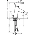 Смеситель для раковины Zorg Sanitary ZR 106 U - миниатюра фото 2