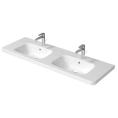 Раковина Duravit DuraStyle подвесная 140x48см двойная по 1 отв цвет белый - миниатюра фото 1