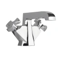 Смеситель для раковины двухвентильный SIMAS EIFFEL хром (EIBLM cr) - миниатюра фото 1