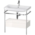 Консольный умывальник Duravit Happy D.2 Plus с ящиком, белый глянец (HP4842O2222) - миниатюра фото 1