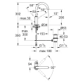 Смеситель для раковины Grohe Atrio 32042001: Однорычажный, хромированный - миниатюра фото 4