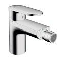 Смеситель для биде Hansgrohe Vernis Blend на 1 отверстие с донным клапаном, хром (71210000) - миниатюра фото 1