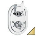 Термостат Cezares Elite VDIM2-T-03/24-Bi со стильной золотой внутренней частью - миниатюра фото 1