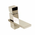 Смеситель для раковины Bossini Cube с заглушкой 1 1/4, матовый никель (Z004301.094) - миниатюра фото 1