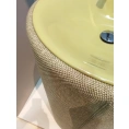 Раковина Bette Lux Oval Couture с текстильным подиумом — диаметр 550 мм, высота 900 мм, цвет болотный (B805-851) - миниатюра фото 4