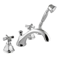 Смеситель для ванны Nicolazzi Teide Foure с ручным душем, 4 отверстия, хром (1904CR45) - миниатюра фото 1
