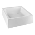 Подвесная раковина Gessi Rettangolo 42x42 см — матовый белый - миниатюра фото 1