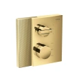 Термостат для душа AX Edge с алмазной огранкой и золотым покрытием (46761990) - миниатюра фото 1