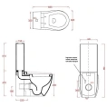 Унитаз-компакт ArtCeram Blend BLV003 - миниатюра фото 3