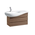 Подвесная тумба LAUFEN Alessi One 8.1497.5 с двумя ящиками, 730x320x475 мм, цвет орех (4.2447.0.097.630.1) - миниатюра фото 1