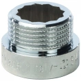 Удлинитель STOUT латунный 3/4 x 10 хромированный - миниатюра фото 2