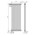 Радиатор стальной трубчатый Arbonia 2180/10 N69 твв с нижним подключением - миниатюра фото 3