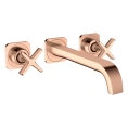 Смеситель для раковины AX Citterio E 3-отверстный, цвет полированное красное золото (36107300) - миниатюра фото 1