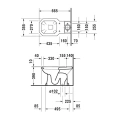 Унитаз Duravit 1930 моноблок со скрытым бачком, компактный, напольный, белый (227010000) - миниатюра фото 2
