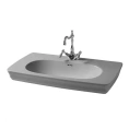 Раковина Artceram Civitas 90х50 см с одним отверстием в графитовом цвете (CIL002 34 00) - миниатюра фото 1