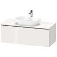 Тумбочка подвесная Duravit D-Neo 459x1200x550 мм, белая высокоглянцевая, 1 ящик (DE494902222) - миниатюра фото 1