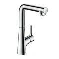 Смеситель для раковины Hansgrohe Talis S с поворотным изливом и донным клапаном, хром (72105000) - миниатюра фото 1
