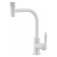 Кухонный смеситель Zorg ZR 323 YF-33 с высоким изливом в белом цвете - миниатюра фото 1