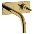Стильный смеситель AX Uno для раковины в полированном золоте (38115990) - миниатюра фото 1