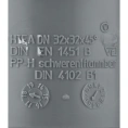 Тройник канализационный HTEA 32х32/45° Ostendorf - миниатюра фото 3