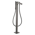 Напольный смеситель для ванны AX Citterio: элегантный полированный черный хром (39471330) - миниатюра фото 1