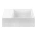 Подвесная раковина Gessi Rettangolo 50.5x40 см с донным клапаном, белая - миниатюра фото 1