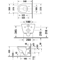 Подвесной унитаз Duravit D-Neo 370х540 мм: Безободковая технология и покрытие HygieneGlaze (2577092000) - миниатюра фото 2