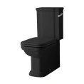 Унитаз-моноблок Kerasan Waldorf Черный 680x367мм с Универсальным Сливом (411704nero lucido) - миниатюра фото 1