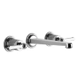 Настенный смеситель GESSI VENTI20 для раковины, двухвентильный, хром (65091#031) - миниатюра фото 1