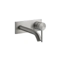 Встраиваемый смеситель GESSI 316 с изливом 147 мм, цвет steel brushed (54088#239) - миниатюра фото 1