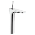 Смеситель для раковины Hansgrohe PuraVida 15072000: высокий излив, настенный монтаж, хром - миниатюра фото 1