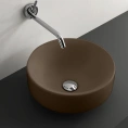 Круглая накладная раковина Kerasan Cento 35 см без отверстия, цвет Bruno matt (355888) - миниатюра фото 1