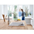 Смеситель для кухни Grohe Concetto: высокий излив из нержавеющей стали - миниатюра фото 4