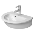 Раковина для рук Duravit Darling New с переливом, 1 отверстие под смеситель, 470x345 мм, белая (731470000) - миниатюра фото 3