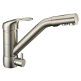 Смеситель для кухни Zorg ZR 400 KF-12 satin с системой фильтрации Clean Water - миниатюра фото 1