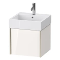 Подвесная тумба Duravit XViu белый глянцевый/шампань мат, 1 ящик (XV42330B122) - миниатюра фото 1