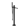 Напольный смеситель для ванны Kerasan Nolita с ручной лейкой, черный матовый (923031 Nero matt) - миниатюра фото 1