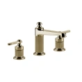 Смеситель для раковины GESSI VENTI20 на 3 отверстия, цвет Brass PVD (65012#710) - миниатюра фото 1